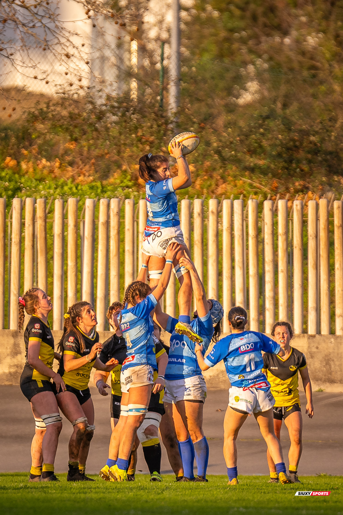  Getxo Artea Rugby Taldea - Club de Rugby Cisneros - Rugby - FER 2024 - DHB F - Getxo Neskak Rt (25) vs (13) Cisneros (#FER24DHBGNCIS02) Photo by: Fredy Monfoto | Siuxy Sports 2024-02-17
