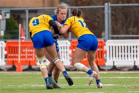 RSEQ 2024 - Final Rugby Fem CEGEP - John Abbott (12) vs (21) Dawson - First Half