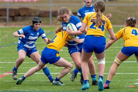 RSEQ 2024 - Final Rugby Fem CEGEP - John Abbott (12) vs (21) Dawson - First Half