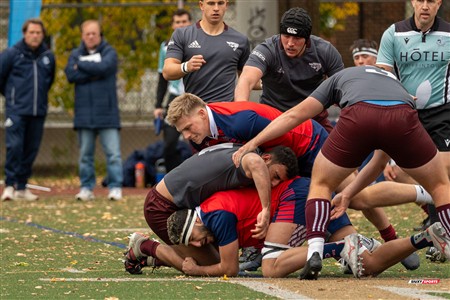 RSEQ 2024 - Finale Rugby Univ Masc - ETS (19) vs (14) Ottawa - 1 Mi-Temps Reel A