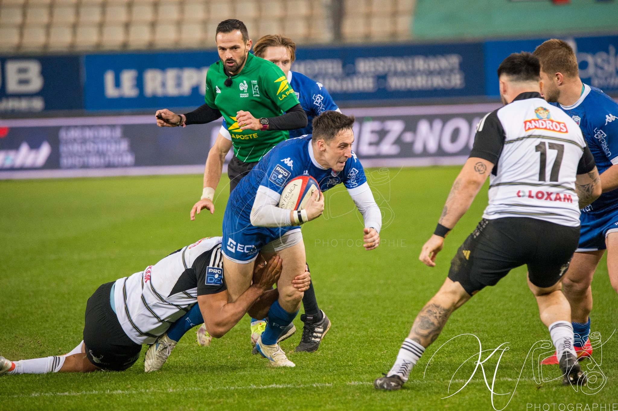  FC Grenoble Rugby - CA Brive - Rugby - FFR 2024 Fed2 - FC Grenoble Rugby (34) vs (22) CA Brive (#FFR24F2FCGBRI12) Photo by: Karine Valentin | Siuxy Sports 2024-12-13