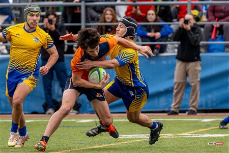 RSEQ 2024 - Final Rugby Masc CEGEP - John Abbott (48) vs (18) André Laurendeau - First Half