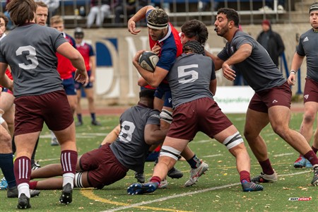 RSEQ 2024 - Finale Rugby Univ Masc - ETS (19) vs (14) Ottawa - 1 Mi-Temps Reel B