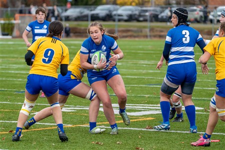 RSEQ 2024 - Final Rugby Fem CEGEP - John Abbott (12) vs (21) Dawson - Second Half