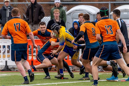 RSEQ 2024 - Final Rugby Masc CEGEP - John Abbott (48) vs (18) André Laurendeau - First Half