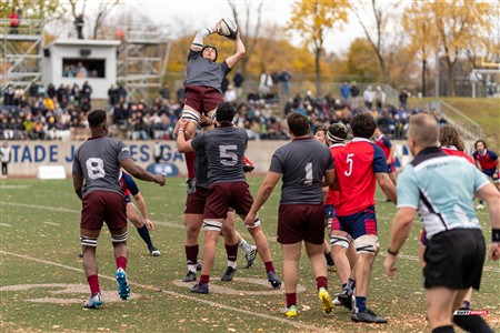 RSEQ 2024 - Finale Rugby Univ Masc - ETS (19) vs (14) Ottawa - 2 Mi-Temps Reel A