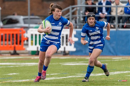 RSEQ 2024 - Final Rugby Fem CEGEP - John Abbott (12) vs (21) Dawson - First Half