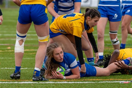 RSEQ 2024 - Final Rugby Fem CEGEP - John Abbott (12) vs (21) Dawson - Second Half