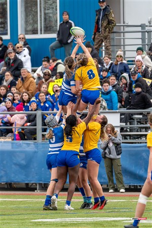 RSEQ 2024 - Final Rugby Fem CEGEP - John Abbott (12) vs (21) Dawson - First Half