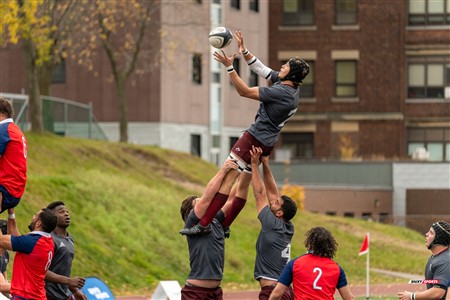 RSEQ 2024 - Finale Rugby Univ Masc - ETS (19) vs (14) Ottawa - 1 Mi-Temps Reel B