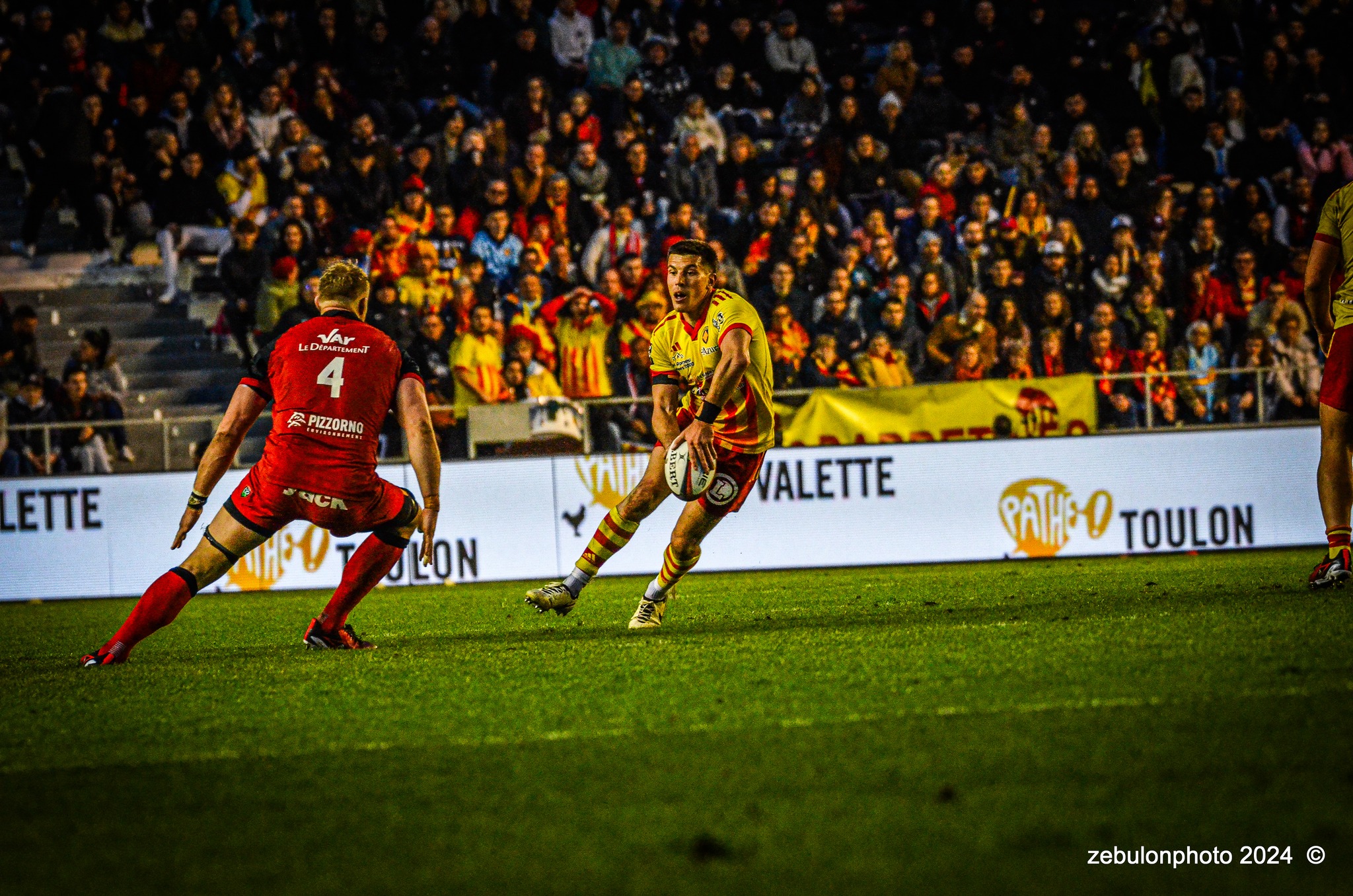  RC Toulonnais - US Arlequins Perpignanais - Rugby - TOP 14 - Toulon (44) vs (22) Perpignan (#TOP1424RCTUSAP03) Photo by: Photo Zebulon | Siuxy Sports 2024-03-02