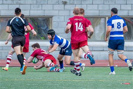ECRC 2024 - Rugby Québec (38) vs (22) Rock Newfoundland -  Match