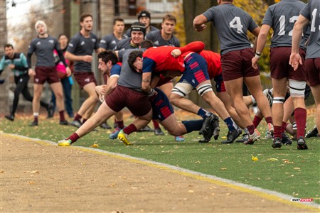 RSEQ 2024 - Finale Rugby Univ Masc - ETS (19) vs (14) Ottawa - 1 Mi-Temps Reel B