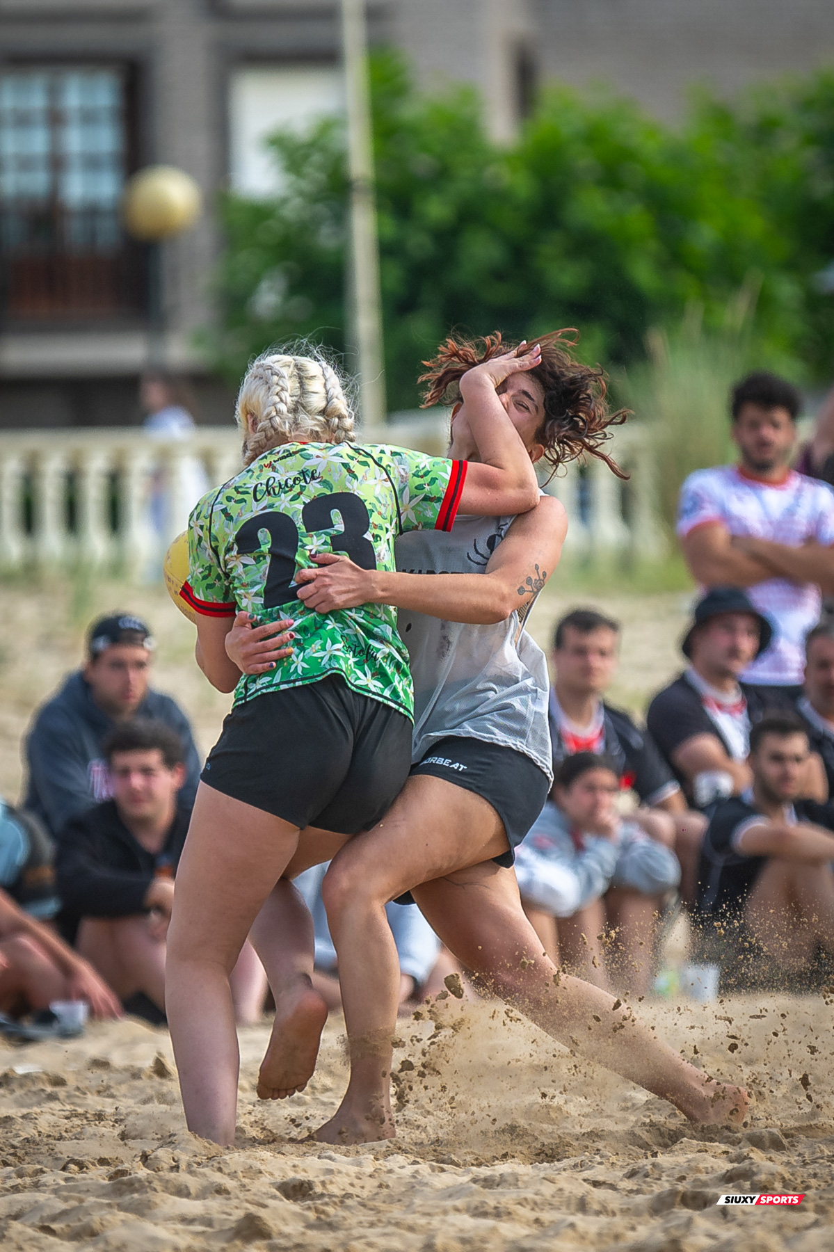  Universitario de Cantabria Rugby Club - Santoña Rugby Club - Rugby Playa - Circuito International del Cantabrico de Rugby Playa - IV Torneo Internacional de Laredo (#2024RugbyPlayaIVLaredo) Photo by: Fredy Monfoto | Siuxy Sports 2024-07-13