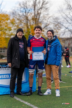 RSEQ 2024 - Finale Rugby Univ Masc - ETS vs Ottawa - Medailles ETS