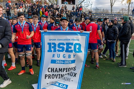 RSEQ 2024 - Finale Rugby Univ Masc - ETS vs Ottawa - Célébrations