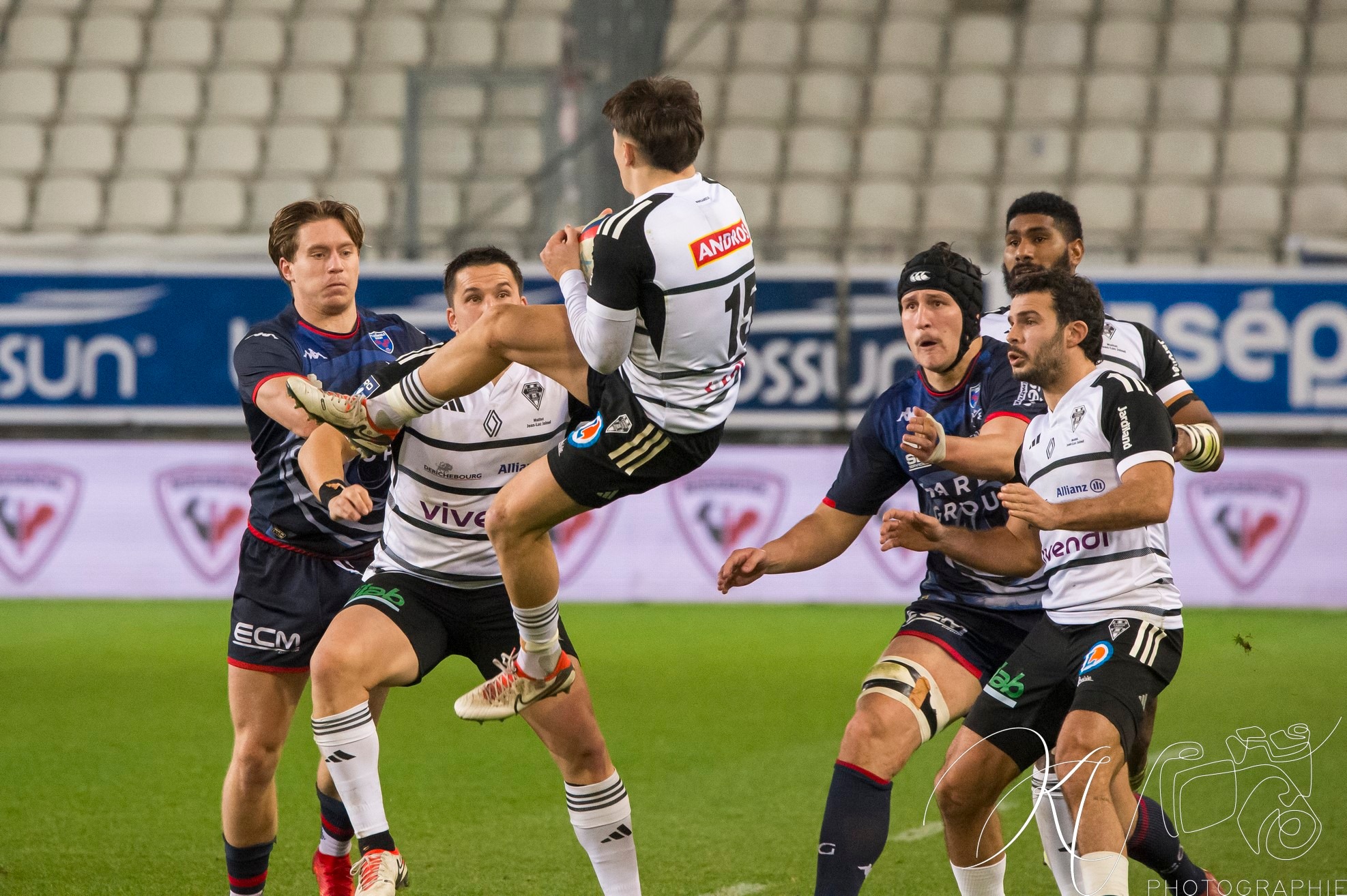 Wilfried HULLEU - José MADEIRA -  FC Grenoble Rugby - CA Brive - Rugby - Pro D2 - FC Grenoble (40) vs (29) CA Brive (#PD224FCGBRI02) Photo by: Karine Valentin | Siuxy Sports 2024-02-15