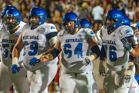 RSEQ 2024 Football - McGill Redbirds (8) vs (47) Université de Montréal Carabins