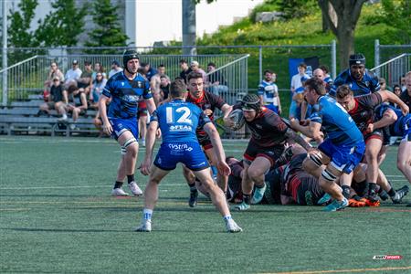 RQ 2024 - Super Ligue M - Parc Olympique (29) vs (15) Club de Rugby de Québec - 1ère mi-temps