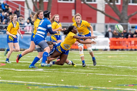 RSEQ 2024 - Final Rugby Fem CEGEP - John Abbott (12) vs (21) Dawson - First Half