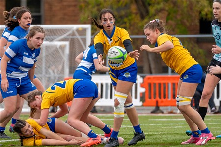 RSEQ 2024 - Final Rugby Fem CEGEP - John Abbott (12) vs (21) Dawson - First Half