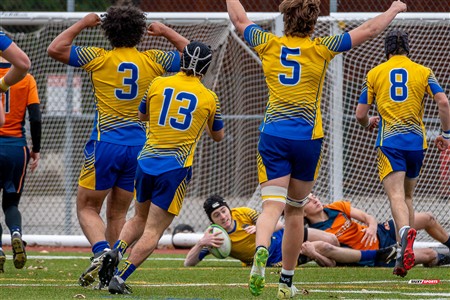 RSEQ 2024 - Final Rugby Masc CEGEP - John Abbott (48) vs (18) André Laurendeau - First Half