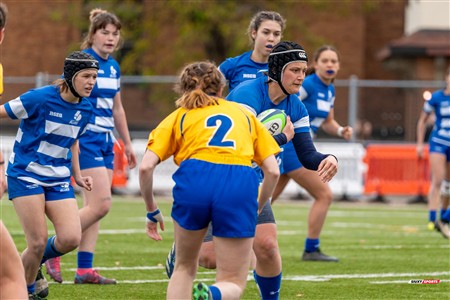 RSEQ 2024 - Final Rugby Fem CEGEP - John Abbott (12) vs (21) Dawson - First Half