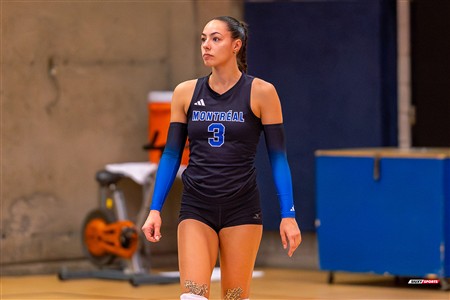 RSEQ 2024 Volleyball Fém - Université de Montréal (3) vs (2) UQAM - Reel 1