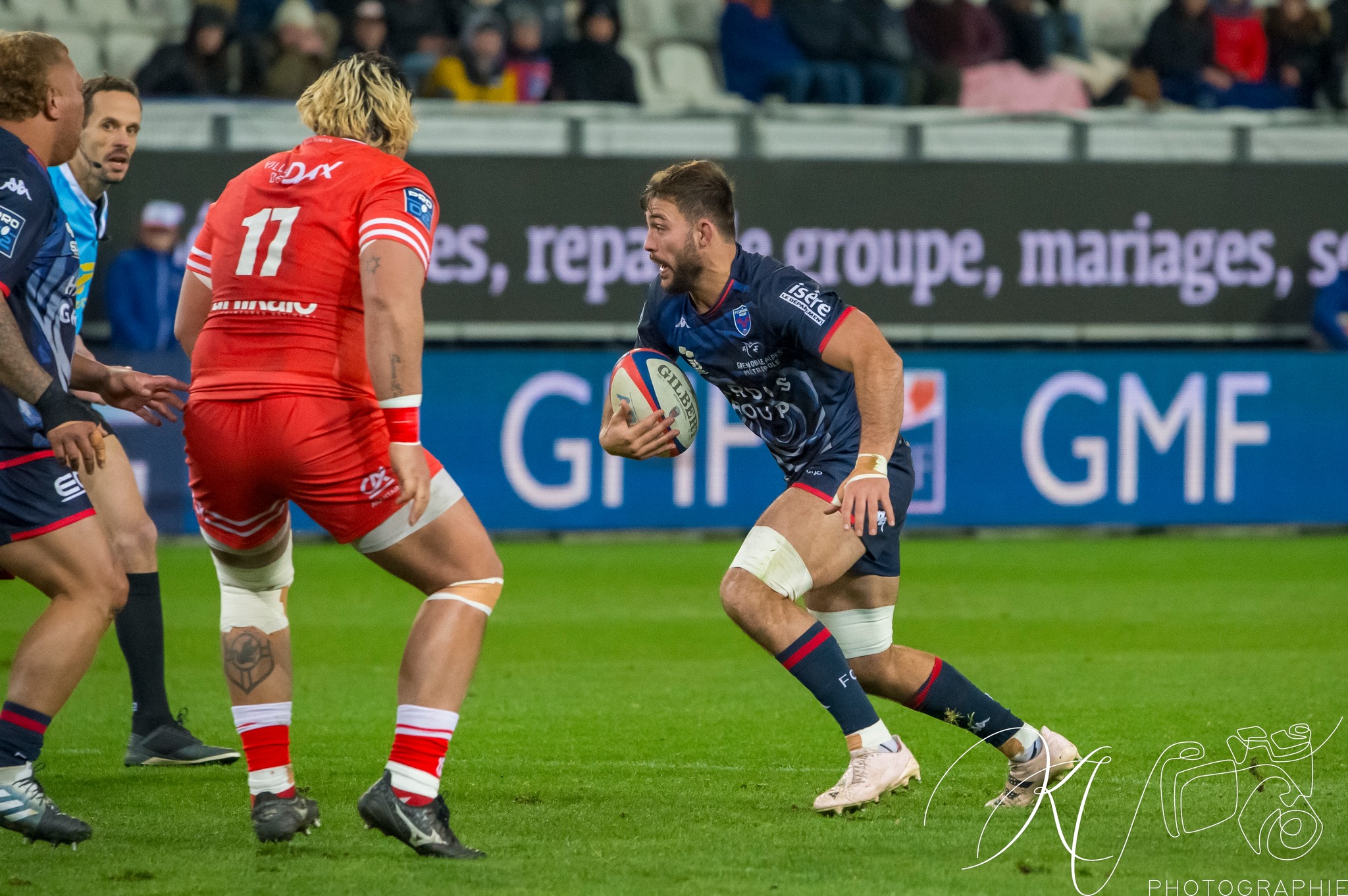  FC Grenoble Rugby - US Dax - Rugby - Pro D2 - FC Grenoble (24) vs (27) US Dax (#PD224FCGDAX01) Photo by: Karine Valentin | Siuxy Sports 2024-01-19