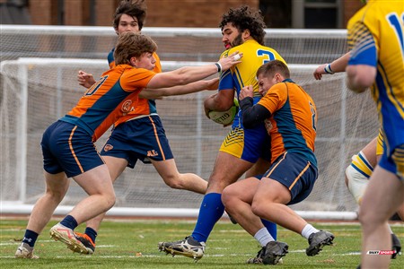 RSEQ 2024 - Final Rugby Masc CEGEP - John Abbott (48) vs (18) André Laurendeau - First Half