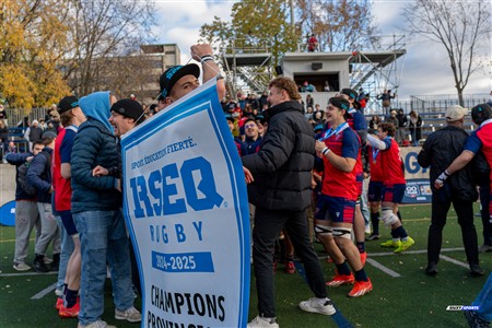 RSEQ 2024 - Finale Rugby Univ Masc - ETS vs Ottawa - Célébrations