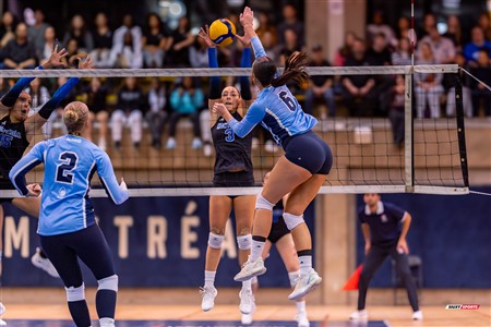RSEQ 2024 Volleyball Fém - Université de Montréal (3) vs (2) UQAM - Reel 1