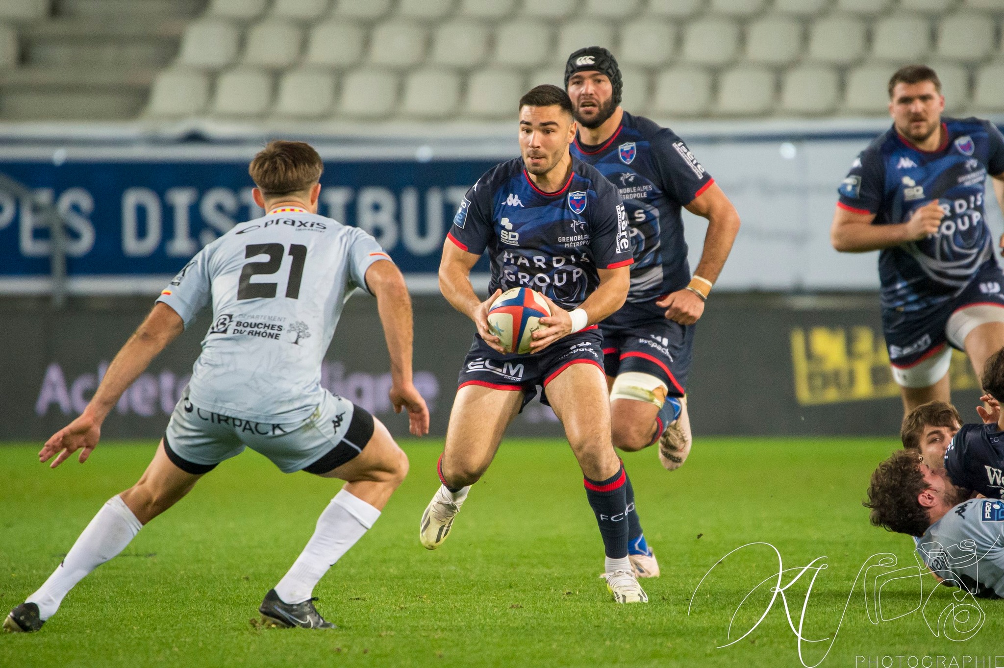 Eli EGLAINE -  FC Grenoble Rugby - Provence - Rugby - PRO D2 - FC GRENOBLE (45) VS (10) Provence Rugby (#2024PROD1FCGPRR01) Photo by: Karine Valentin | Siuxy Sports 2024-01-04