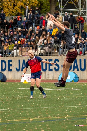 RSEQ 2024 - Finale Rugby Univ Masc - ETS (19) vs (14) Ottawa - 1 Mi-Temps Reel A