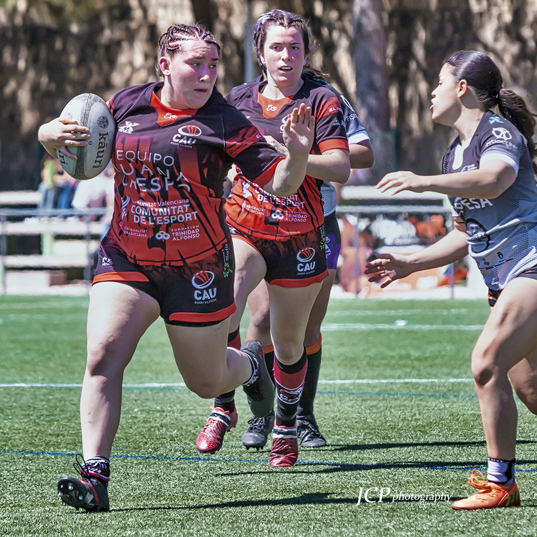 CAU Rugby Valencia - Club de Rugby Les Abelles - Rugby - FER 2024 - Semi Final Territorial Femenina - CAU Valencia (37) vs (12) Abelles RC (#FER24SMTCAUABE04) Photo by: Juan Carlos Peña Susama | Siuxy Sports 2024-04-13