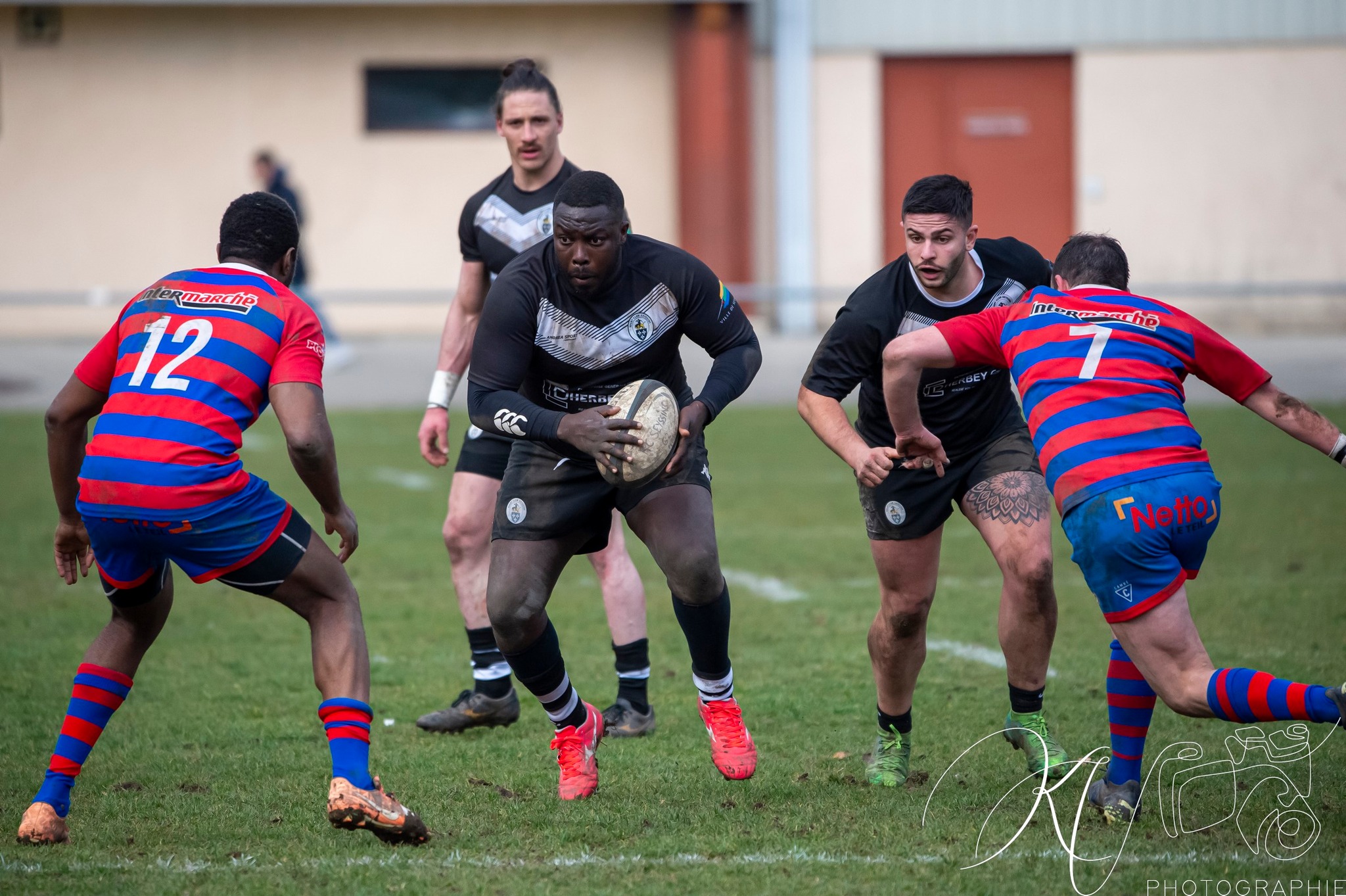  Rugby Club de Seyssins - Rugby Club Le Teil - Rugby - Fed3 2024 - RC de Seyssins vs RC Le Teil (#F324RCSRCLT02) Photo by: Karine Valentin | Siuxy Sports 2024-02-12