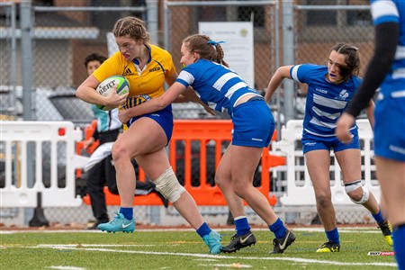 RSEQ 2024 - Final Rugby Fem CEGEP - John Abbott (12) vs (21) Dawson - First Half