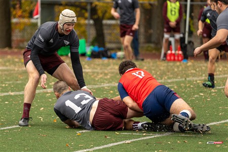 RSEQ 2024 - Finale Rugby Univ Masc - ETS (19) vs (14) Ottawa - 1 Mi-Temps Reel A