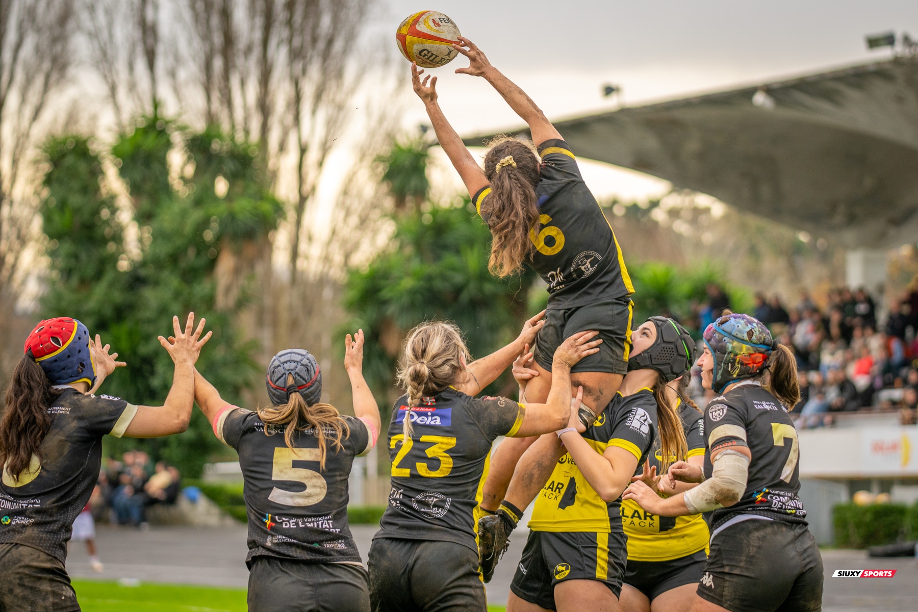  Getxo Artea Rugby Taldea - Rugby Turia - Rugby - FER 2023 - DHB F - Getxo Neskak Rt (25) vs (0) Rugby Turia (#FER23DHBGNRT12) Photo by: Fredy Monfoto | Siuxy Sports 2023-12-10