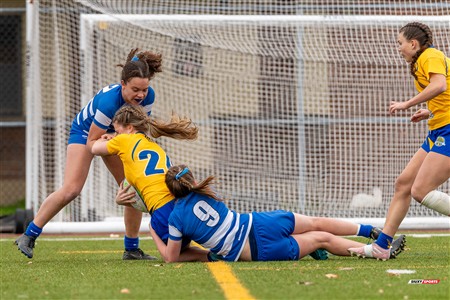 RSEQ 2024 - Final Rugby Fem CEGEP - John Abbott (12) vs (21) Dawson - First Half
