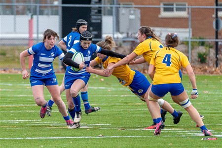 RSEQ 2024 - Final Rugby Fem CEGEP - John Abbott (12) vs (21) Dawson - First Half