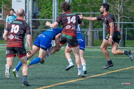 RQ 2024 - Super Ligue M - Parc Olympique (29) vs (15) Club de Rugby de Québec - 1ère mi-temps