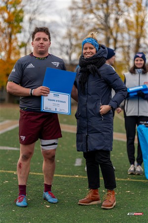 RSEQ 2024 - Finale Rugby Univ Masc - ETS vs Ottawa - Medailles OTT