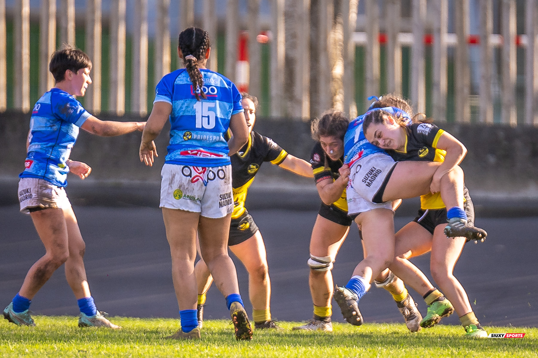  Getxo Artea Rugby Taldea - Club de Rugby Cisneros - Rugby - FER 2024 - DHB F - Getxo Neskak Rt (25) vs (13) Cisneros (#FER24DHBGNCIS02) Photo by: Fredy Monfoto | Siuxy Sports 2024-02-17