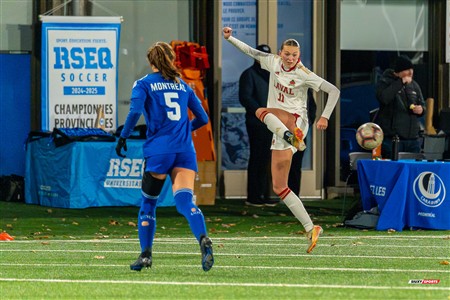 RSEQ 2024 Final Soccer Fém - U de Montréal (1) vs (2) U Laval (par pénalités après 1-1)