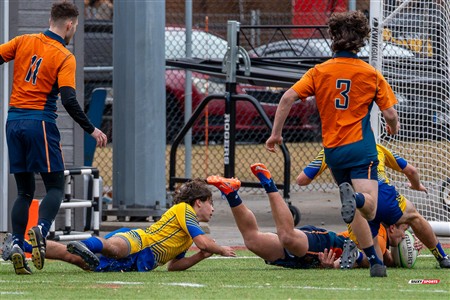 RSEQ 2024 - Final Rugby Masc CEGEP - John Abbott (48) vs (18) André Laurendeau - First Half