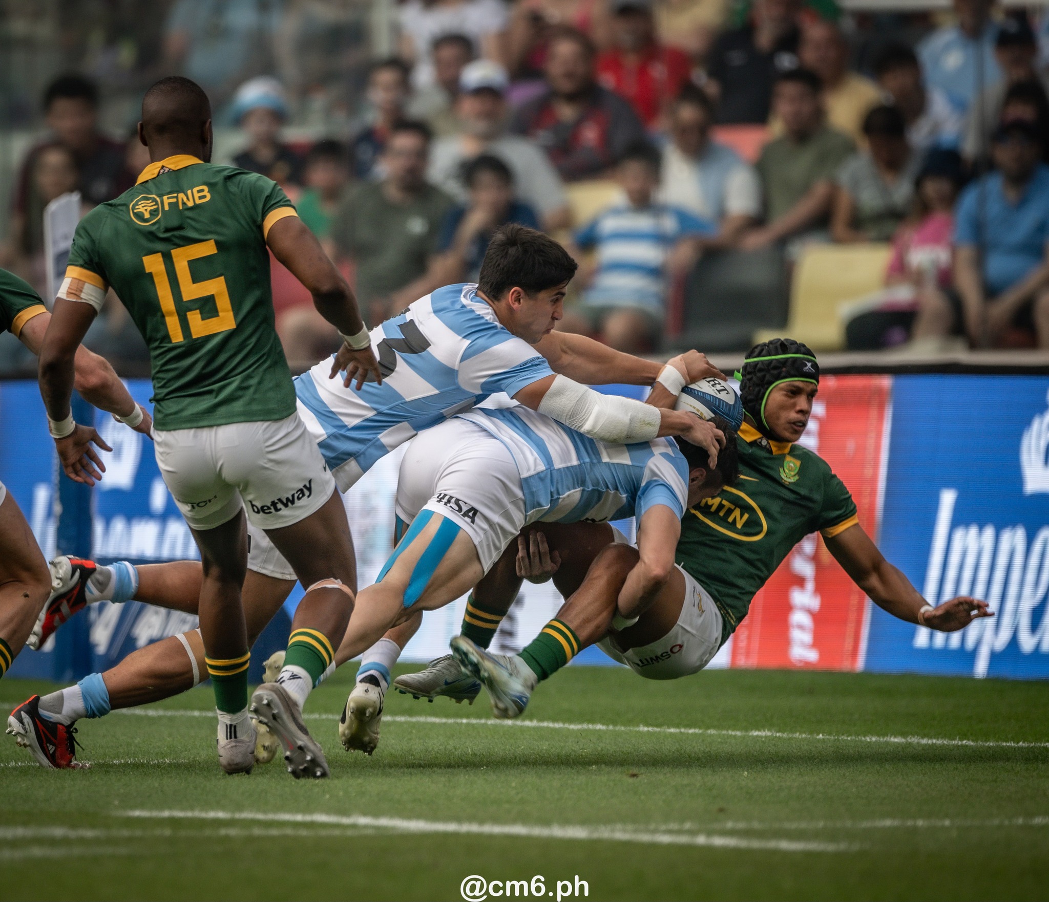  Selección Argentina de Rugby XV - South Africa national rugby union team - Rugby - Rugby Championship 2024 - Los Pumas (29) vs (28) Springboks - Santiago del Estero,  ARG (#RCH24ARGSA0921) Photo by: Christian Mas | Siuxy Sports 2024-09-21