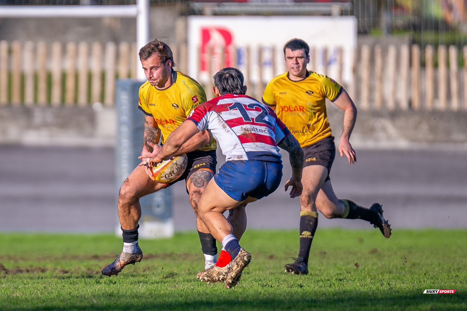 Martin CHAVEZ - Kerman PASTOR AYO -  Getxo Artea Rugby Taldea - Universitario Bilbao Rugby - Rugby - FER 2023 - DHB - Getxo Artea RT (19) vs (13) Universitario Bilbao Rugby (#FER23DHBGETUBR12) Photo by: Fredy Monfoto | Siuxy Sports 2023-12-16
