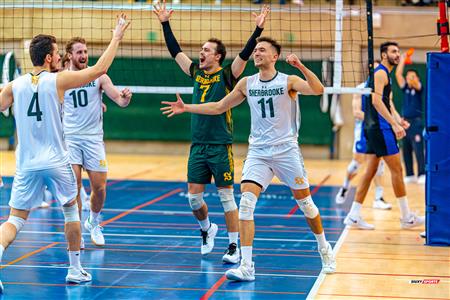 RSEQ - 2024 VOLLEY M - U DE MONTRÉAL (1) VS (3) U DE SHERBROOKE - Reel 2