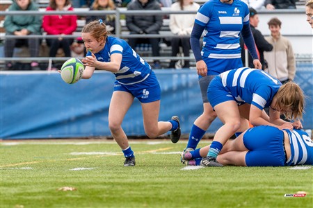 RSEQ 2024 - Final Rugby Fem CEGEP - John Abbott (12) vs (21) Dawson - First Half